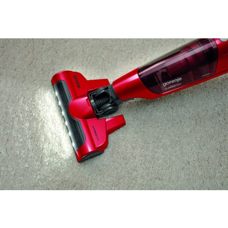 Gorenje | Vacuum cleaner | SVC252GFR | Cordless operating | Handstick | 155 W | 25.2 V | Operating time (max) 70 min | Red | War - 6